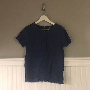 XS Miami Francescas Dark Chambray Top